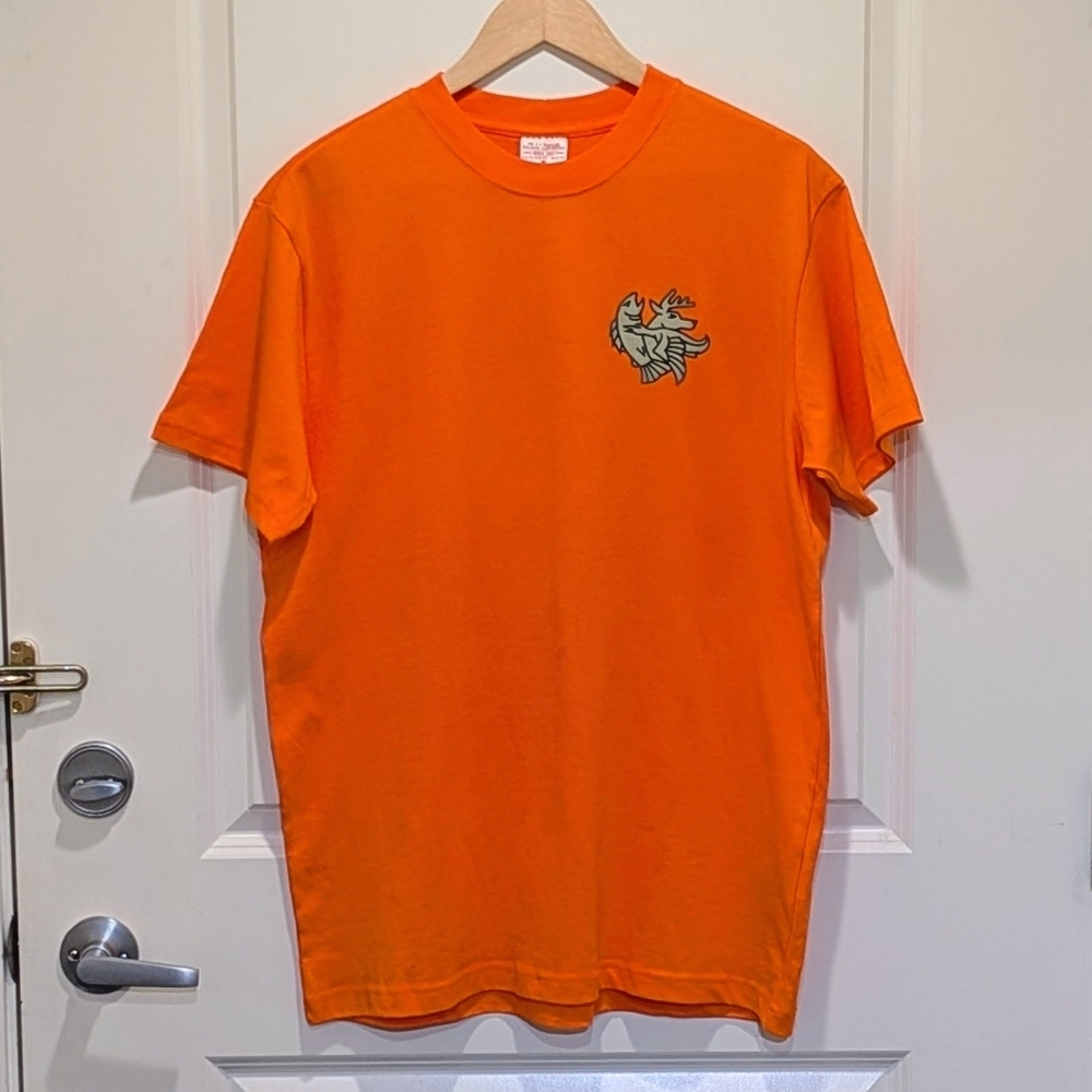 EUC Filson M Bright Orange Frontier Graphic T-Shirt